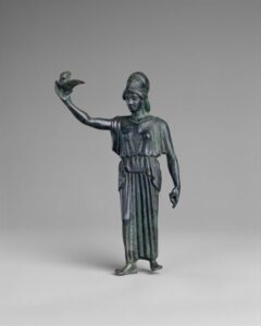 Ancient Greek owl imagery representing Athena and wisdom